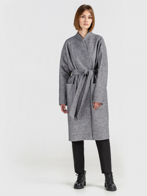 Пальто VOVK Модель 06240 графіт Фото