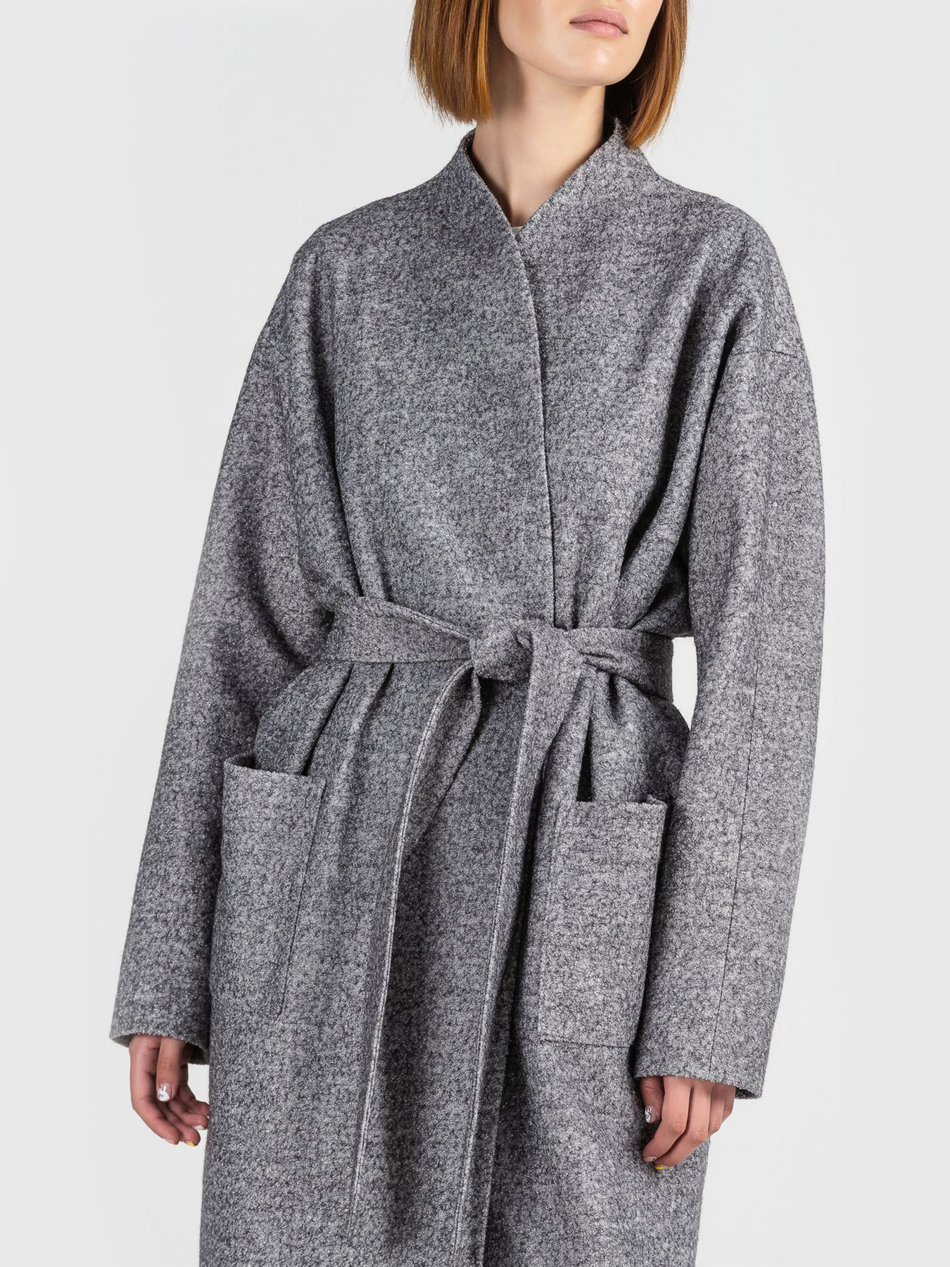 Пальто VOVK модель 06240 графіт Фото