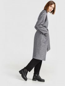 Пальто VOVK модель 06240 графіт Фото