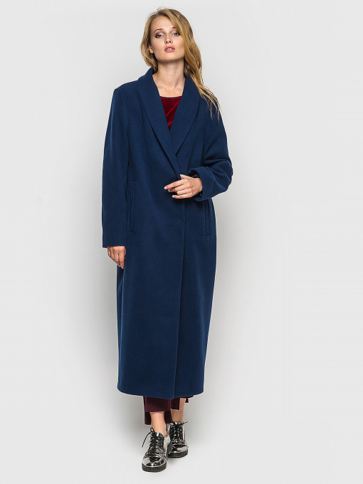 Пальто VOVK Модель 02656 синій Фото