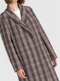 Пальто VOVK модель 06179 клітинка Фото