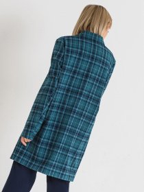 Пальто VOVK модель 04837 клітинка Фото