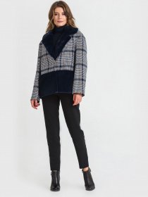 Пальто VOVK модель 04980 клітинка Фото