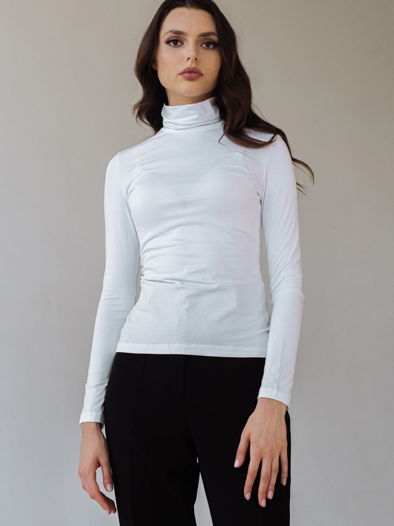 Водолазка VOVK модель 06622 молочний Фото