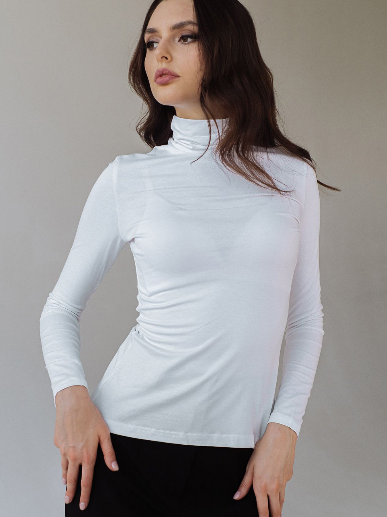 Водолазка VOVK модель 06622 молочний Фото