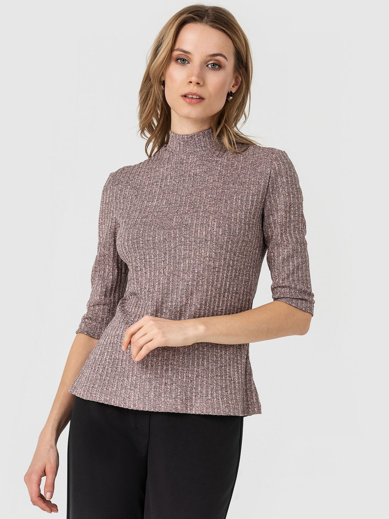 Водолазка VOVK модель 06592 пудровий Фото