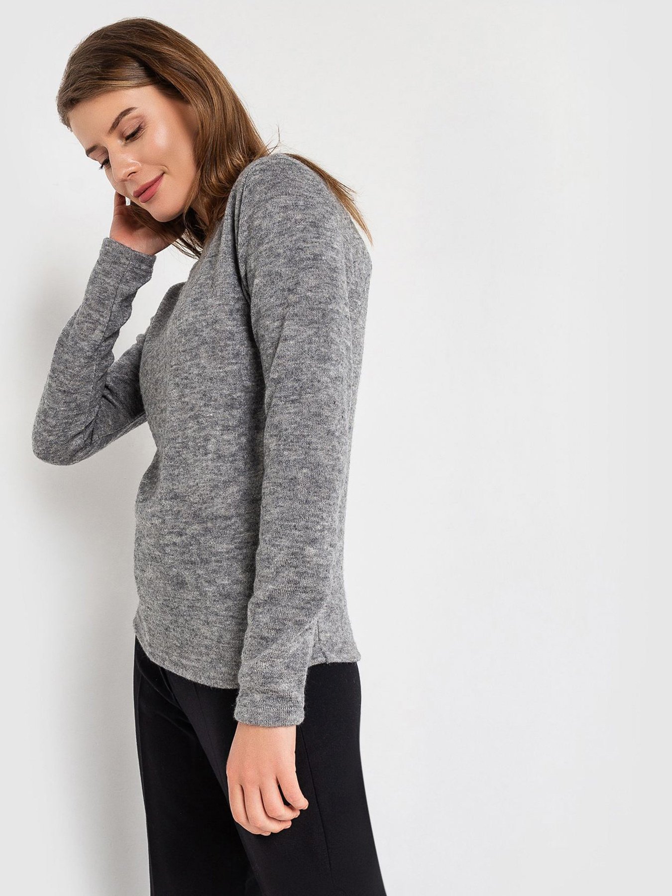 Пуловер VOVK модель 07103 графіт Пуловер VOVK модель 07103 графіт Фото