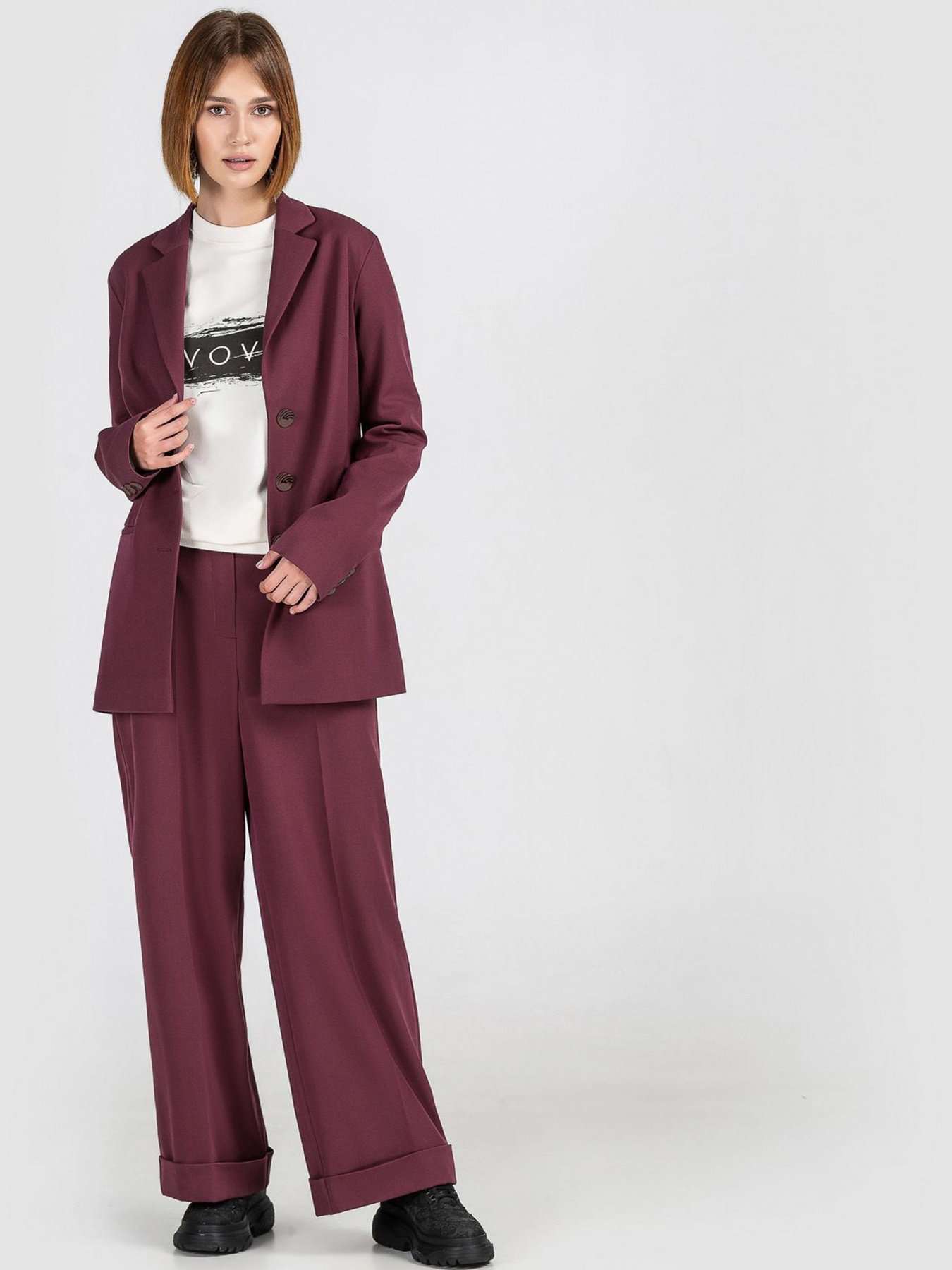 Свитшот VOVK модель 06519 молочний Фото