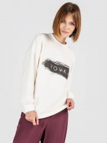 Свитшот VOVK модель 06519 молочний Фото