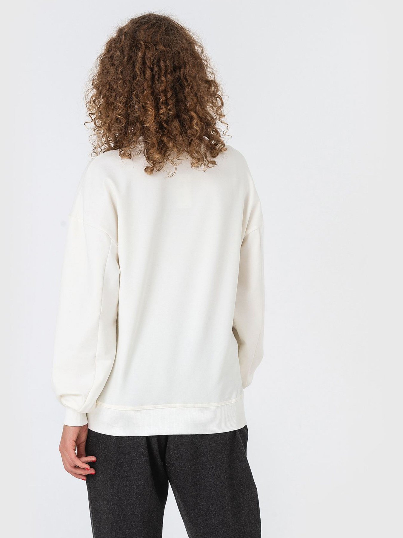 Свитшот VOVK модель 06880 молочний Фото