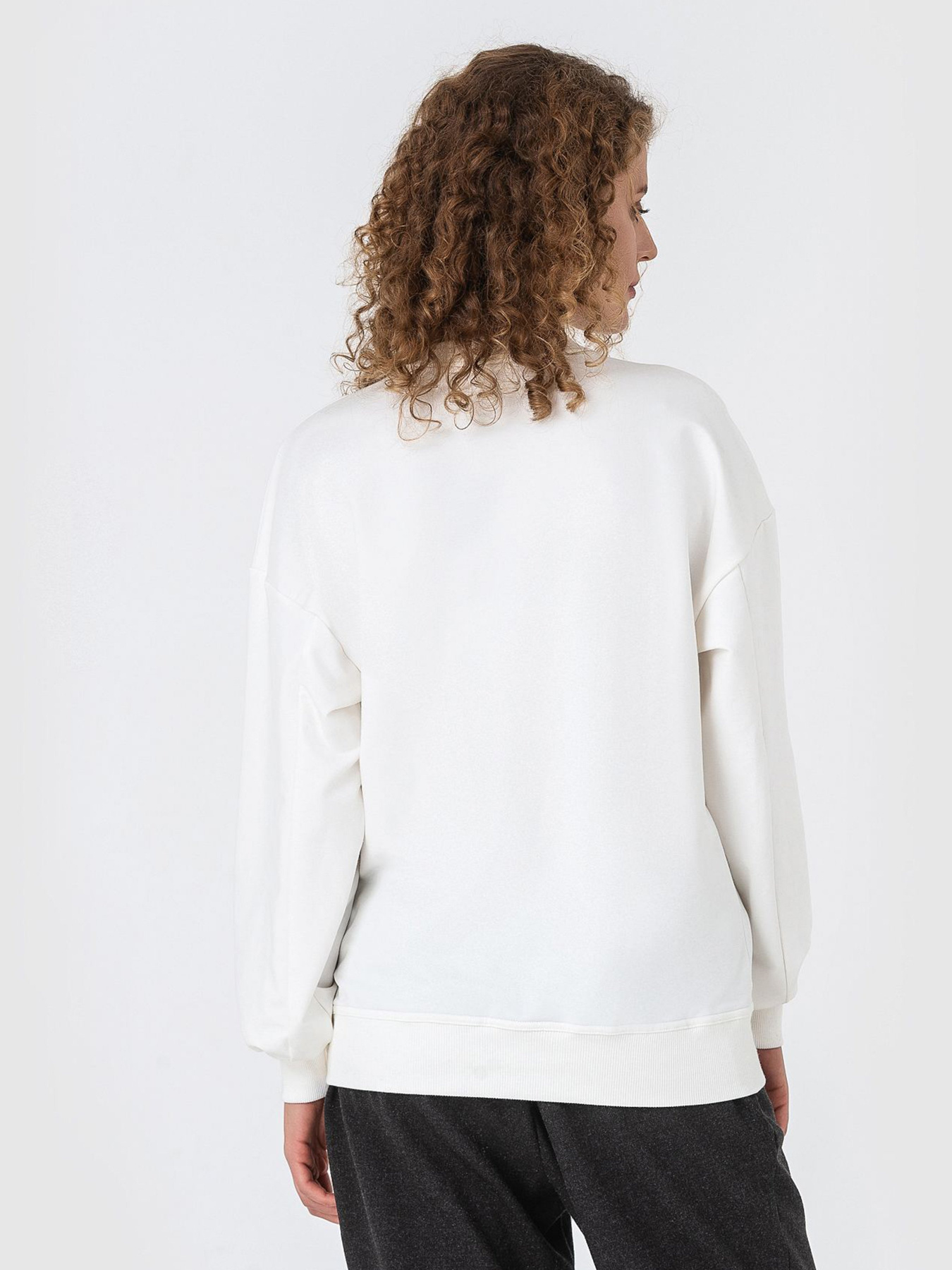 Свитшот VOVK модель 06881 молочний Фото