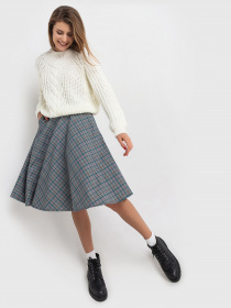 Юбки VOVK модель 06699 клітинка Фото
