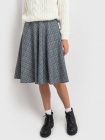 Юбки VOVK модель 06699 клітинка Фото