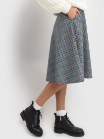 Спідниці VOVK модель 06699 клітинка Фото