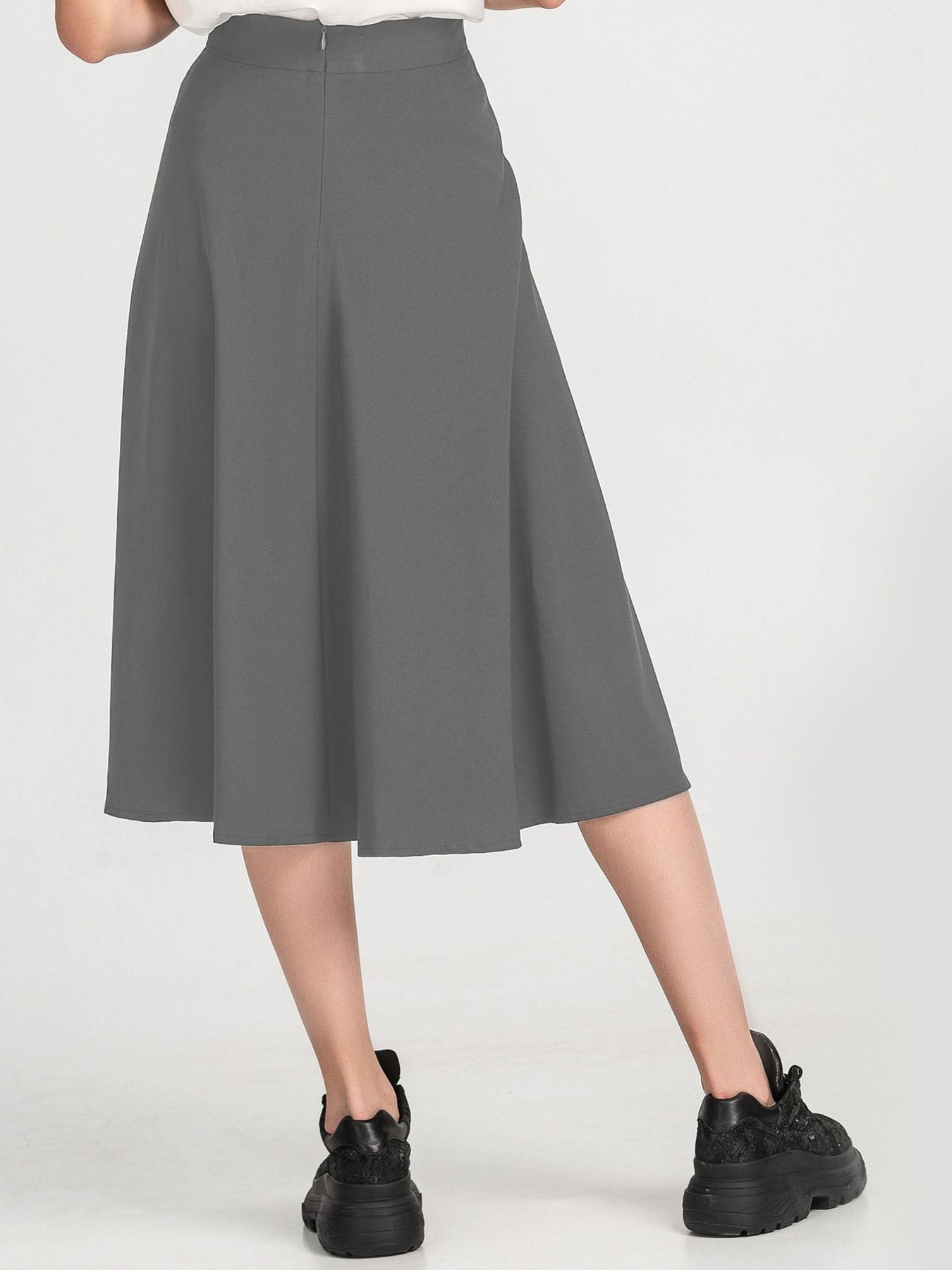 Юбки VOVK модель 06366 графіт Фото