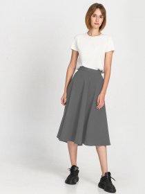 Юбки VOVK модель 06366 графіт Фото