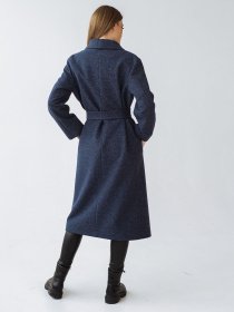 Пальто VOVK модель 09311 синій Фото