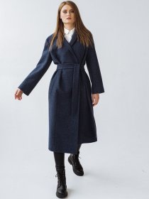 Пальто VOVK модель 09311 синій Фото