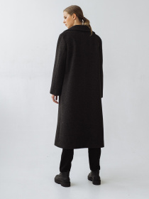 Пальто VOVK модель 09312 чорний Фото