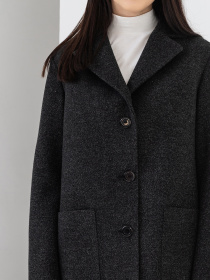 Пальто VOVK модель 07485 чорний Фото