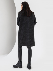 Пальто VOVK модель 07485 чорний Фото