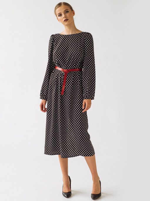 Платья VOVK модель 09535 горох Фото