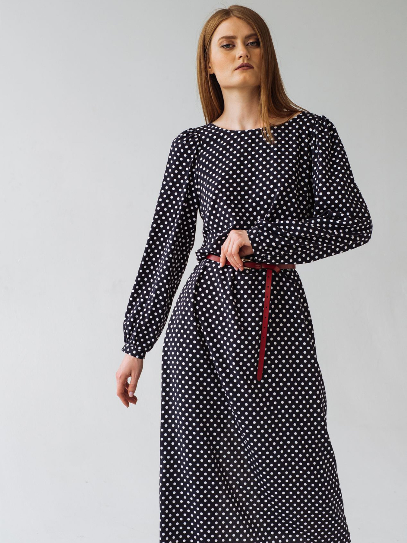 Платья VOVK модель 09536 горох Фото