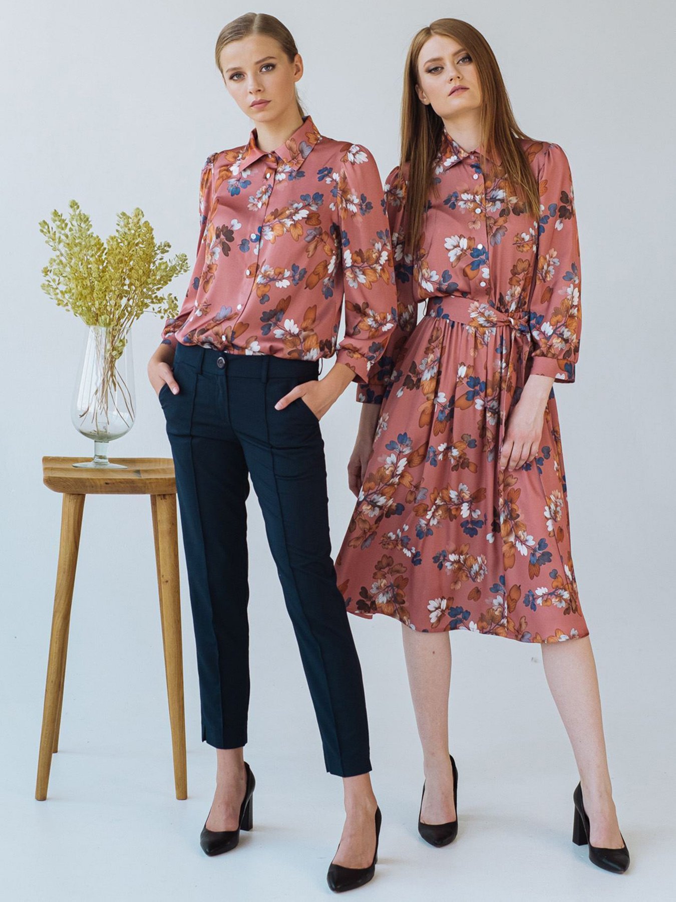 Платья VOVK модель 08337 квіти Фото