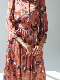 Платья VOVK модель 08337 квіти Фото