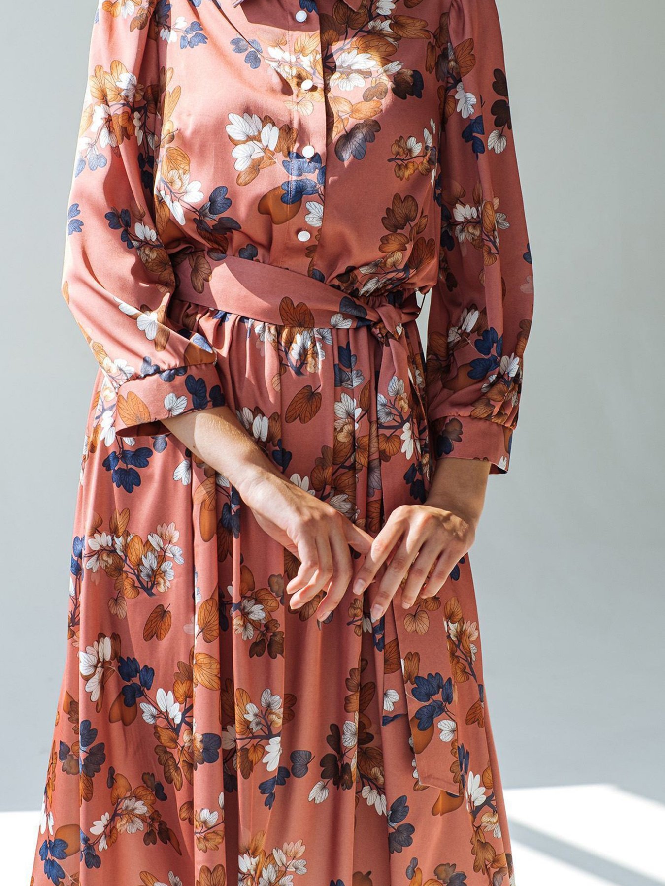 Платья VOVK модель 08337 квіти Фото