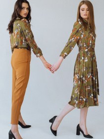 Платья VOVK модель 08339 квіти Фото