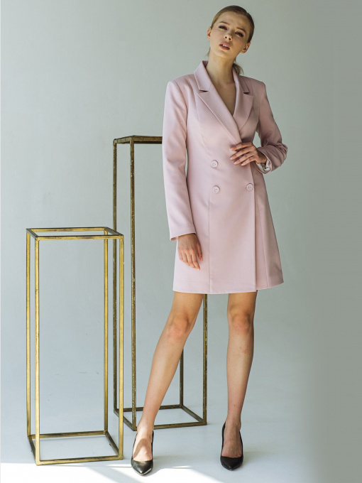 Платья VOVK модель 07496 фрезовий Фото