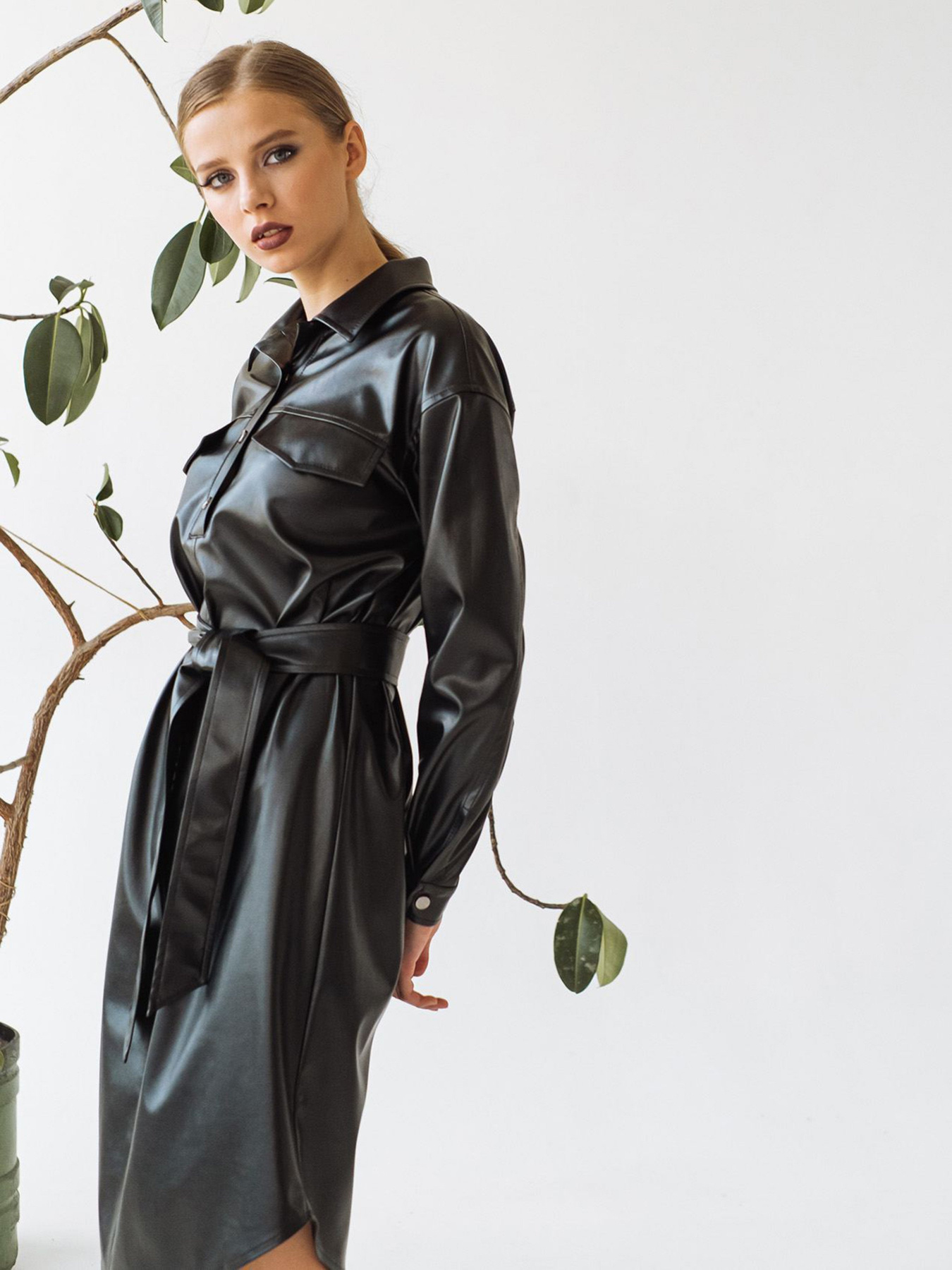 Платья VOVK модель 07740 чорний Фото