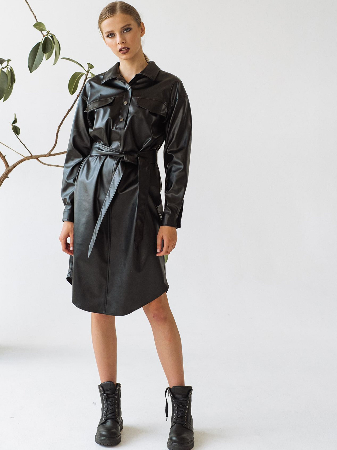 Платья VOVK модель 07740 чорний Фото