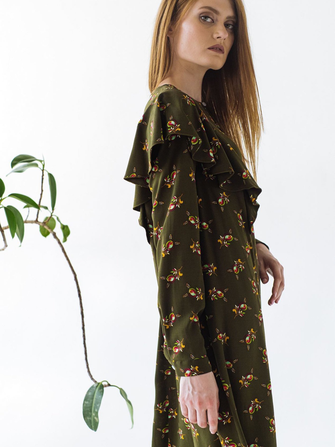 Платья VOVK модель 08801 квіти Фото