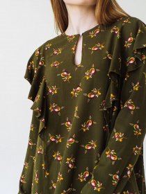 Платья VOVK модель 08801 квіти Фото