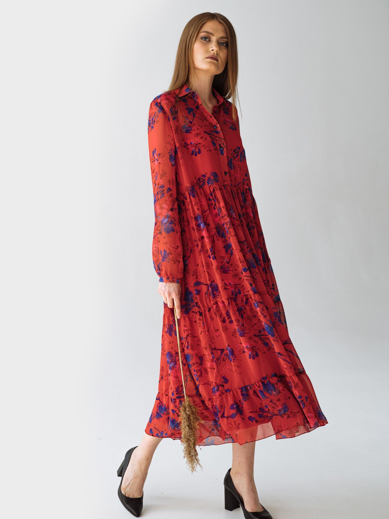 Сукні VOVK модель 09636 квіти Фото