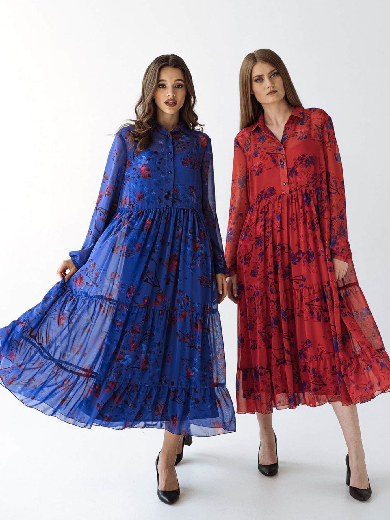 Сукні VOVK модель 09636 квіти Фото