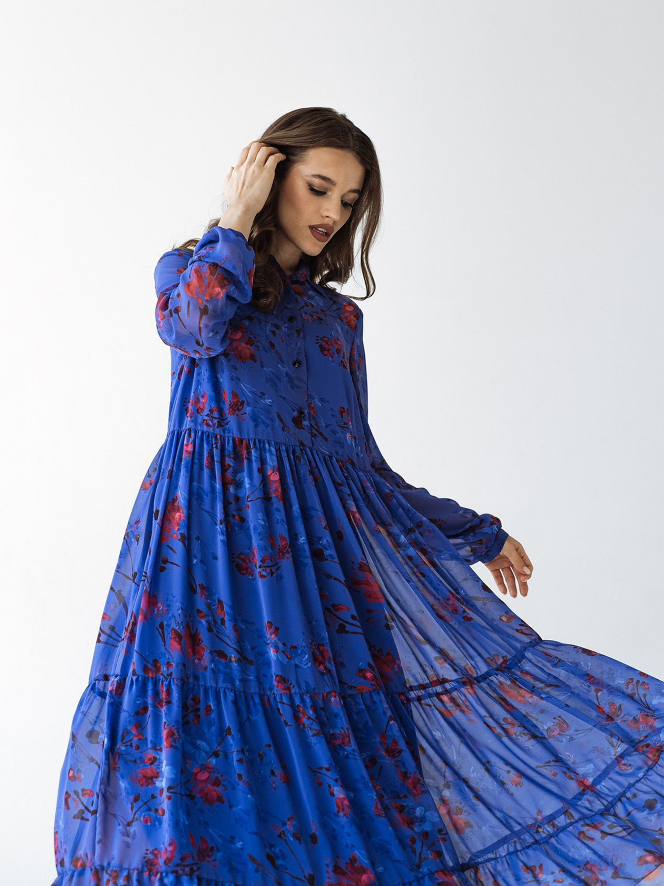 Платья VOVK модель 08586 кввіти Фото