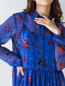 Платья VOVK модель 08586 кввіти Фото