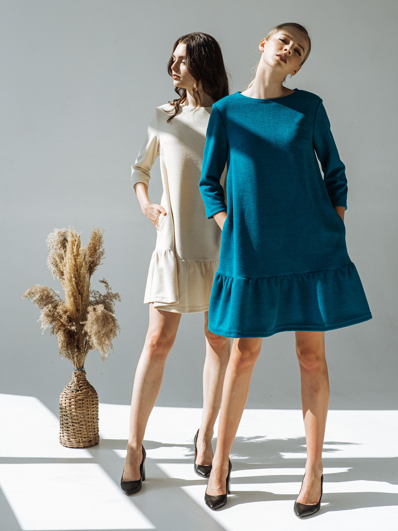 Платья VOVK модель 09649 морська хвиля Фото