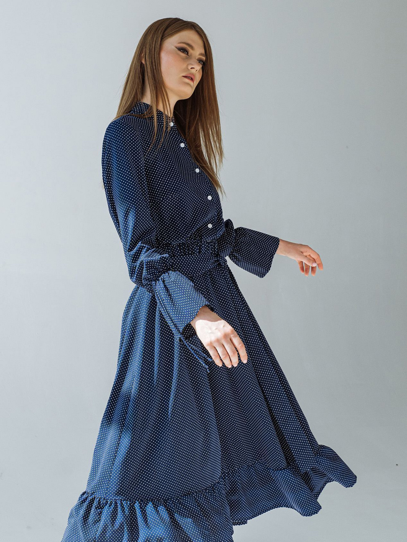 Платья VOVK модель 08160 горох Фото