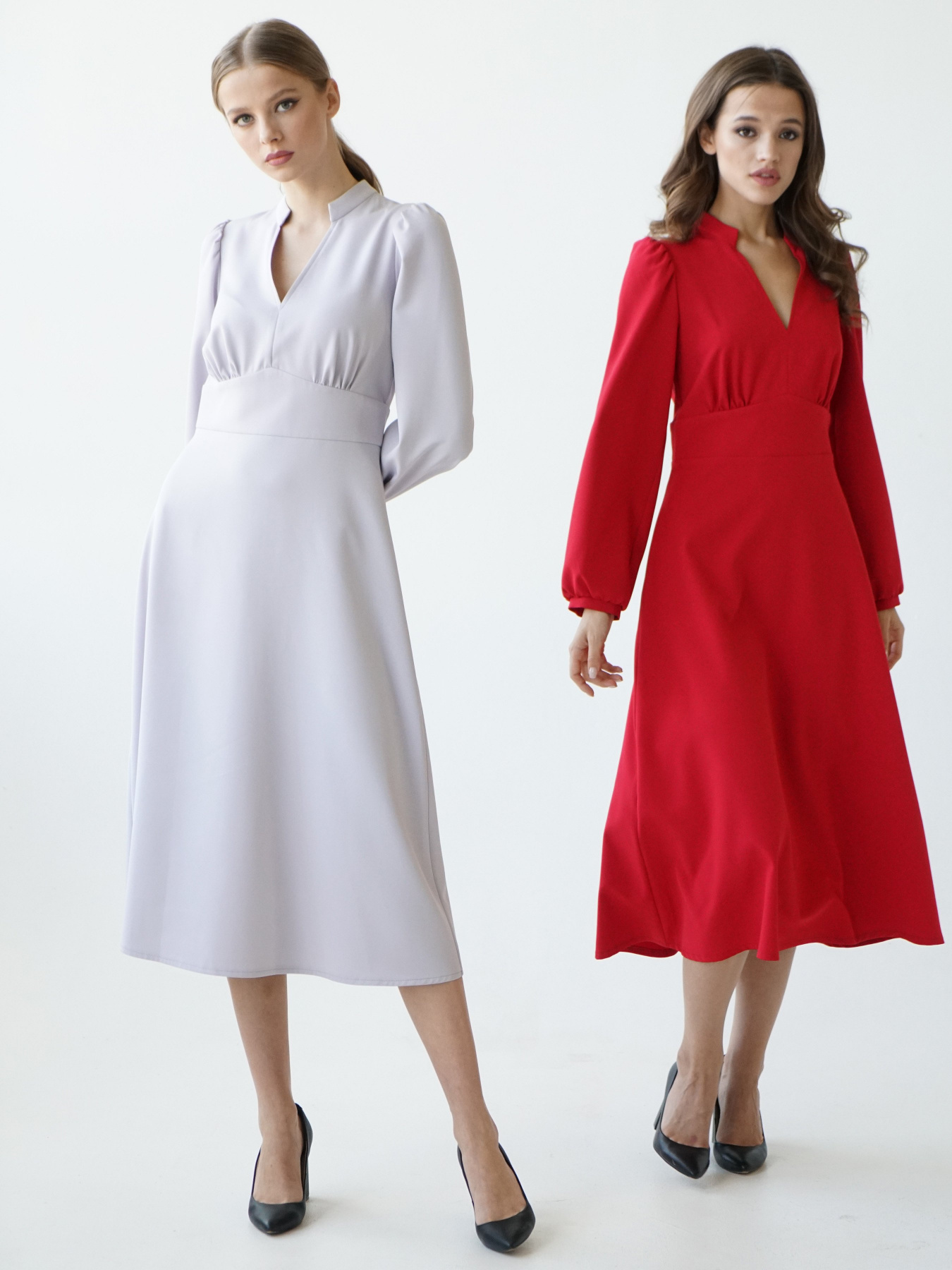 Платья VOVK модель 07605 графіт Фото