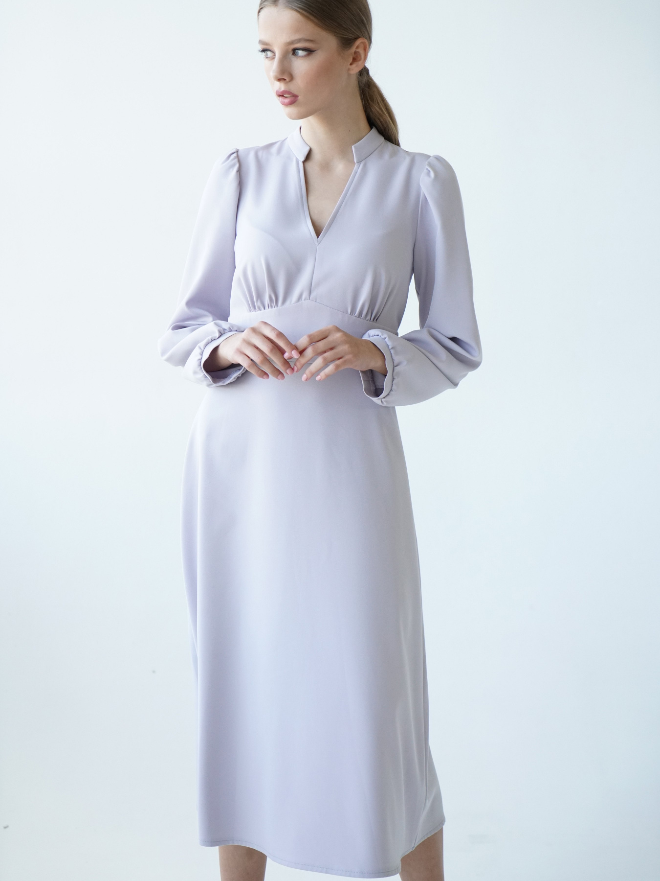 Платья VOVK модель 07605 графіт Фото