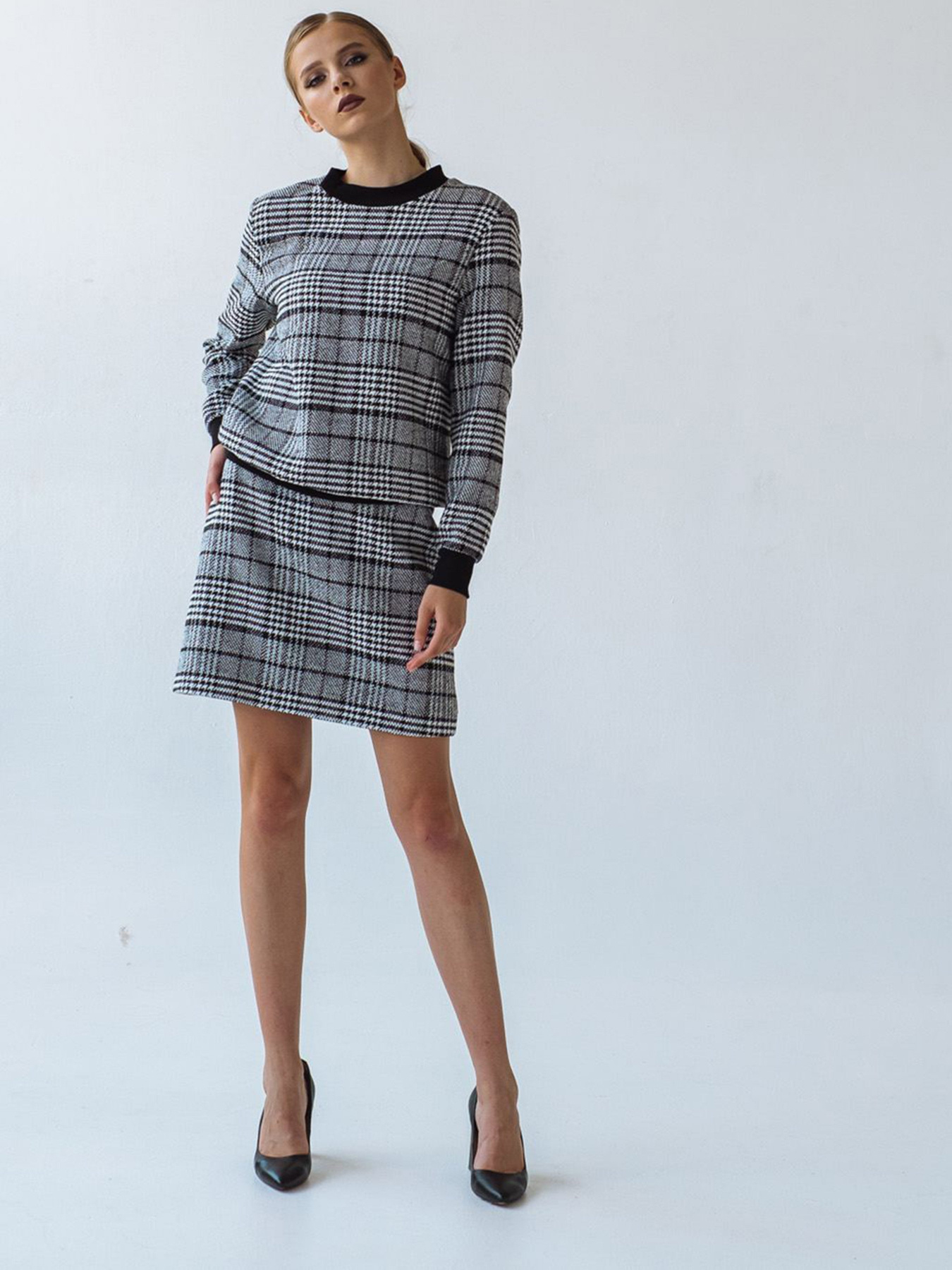 Костюмы VOVK модель 09662 клітинка Фото