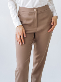 Повсякденні штани VOVK модель 09650 капучіно Фото