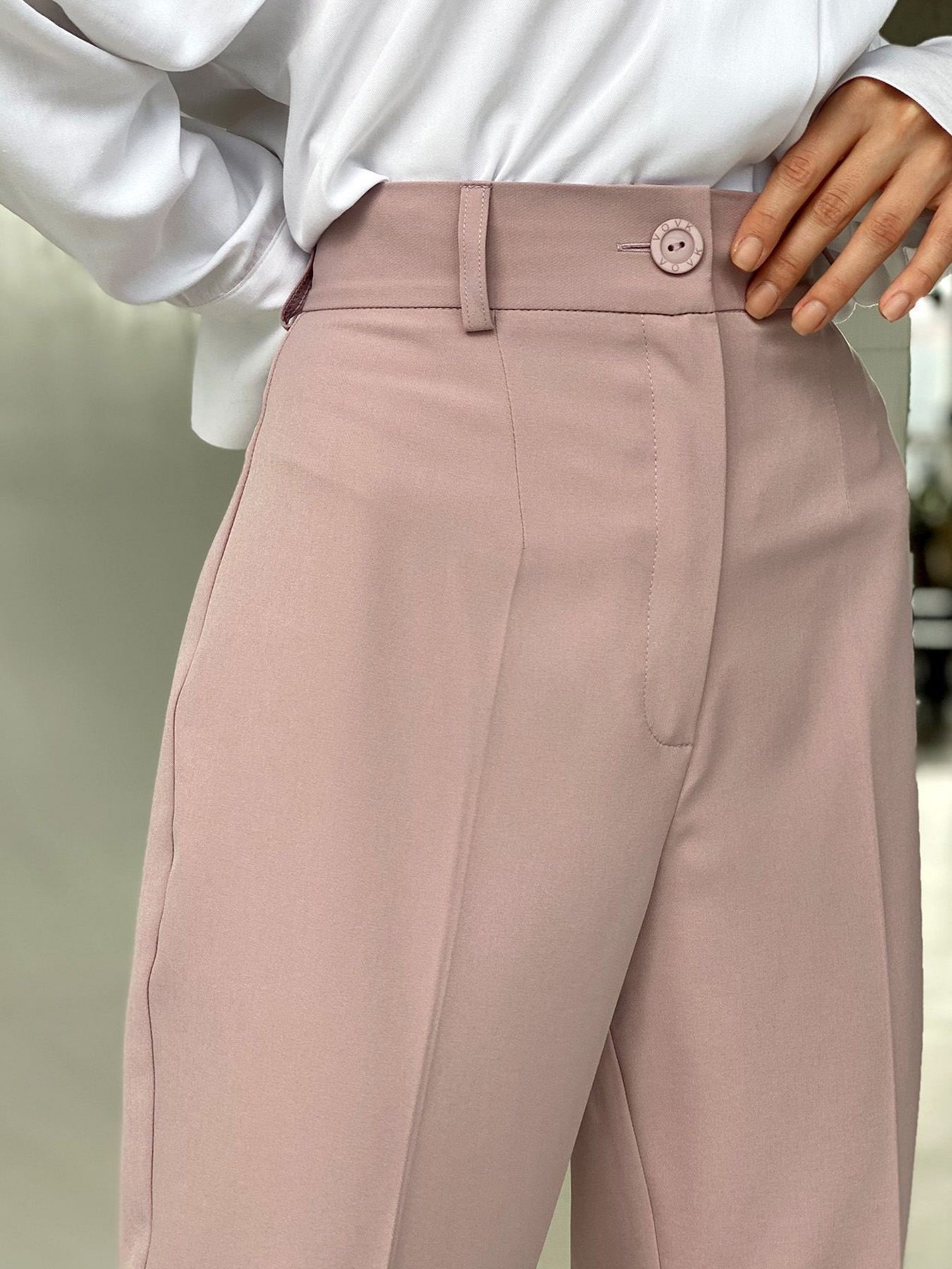 Брюки повседневные VOVK модель 07376 фрезовий Фото