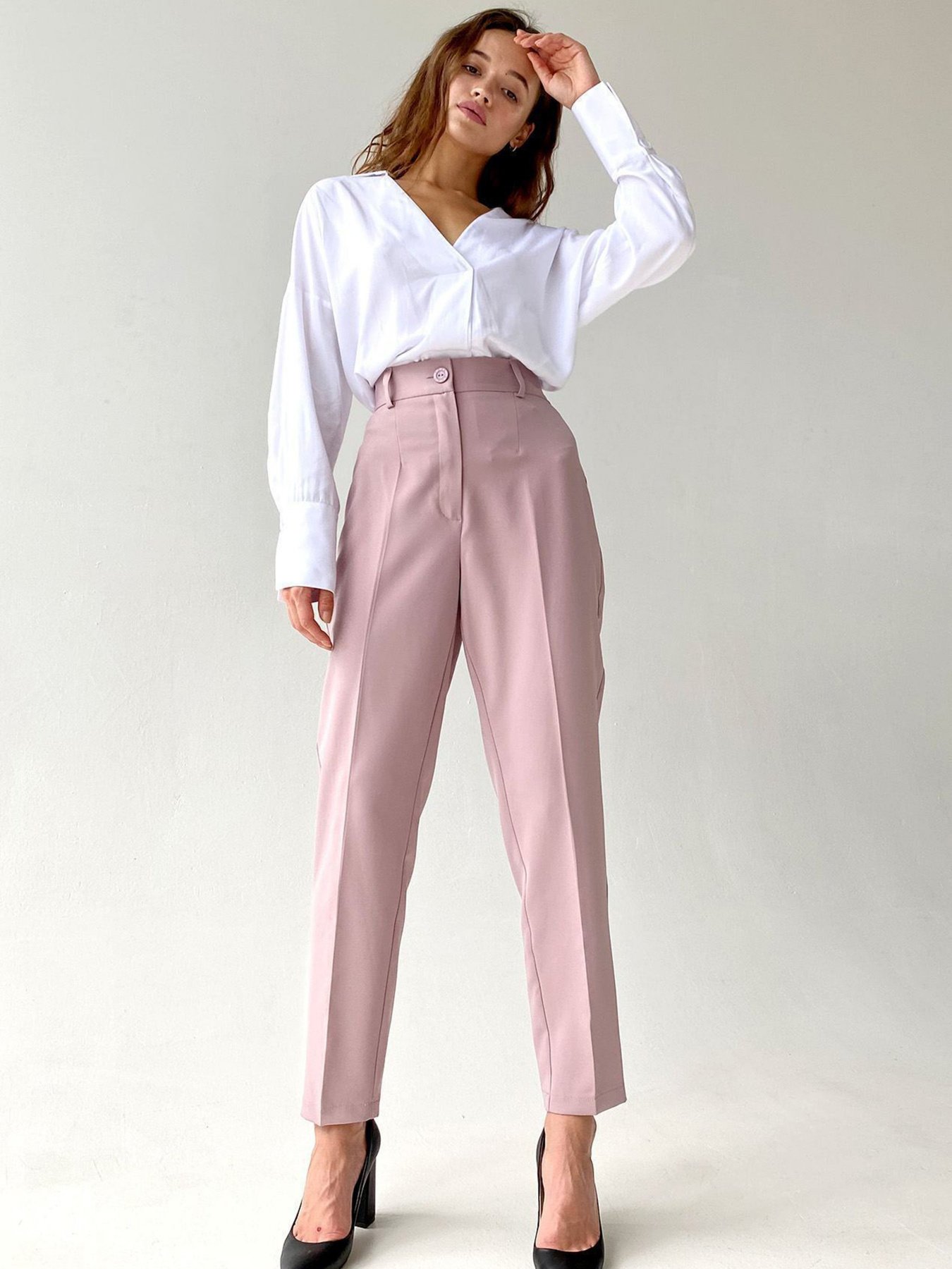 Повсякденні штани VOVK модель 07376 фрезовий Фото