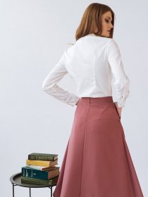 Юбки VOVK модель 07753 фрезовий Фото