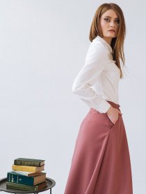 Юбки VOVK модель 07753 фрезовий Фото